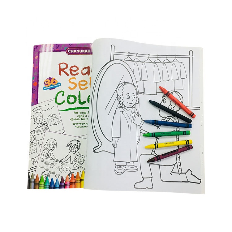 Custom coloring books printing service, personalized coloring books