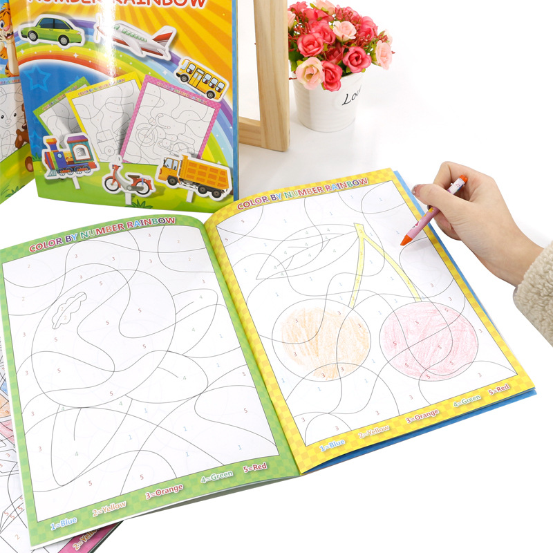 Custom coloring books printing service, personalized coloring books