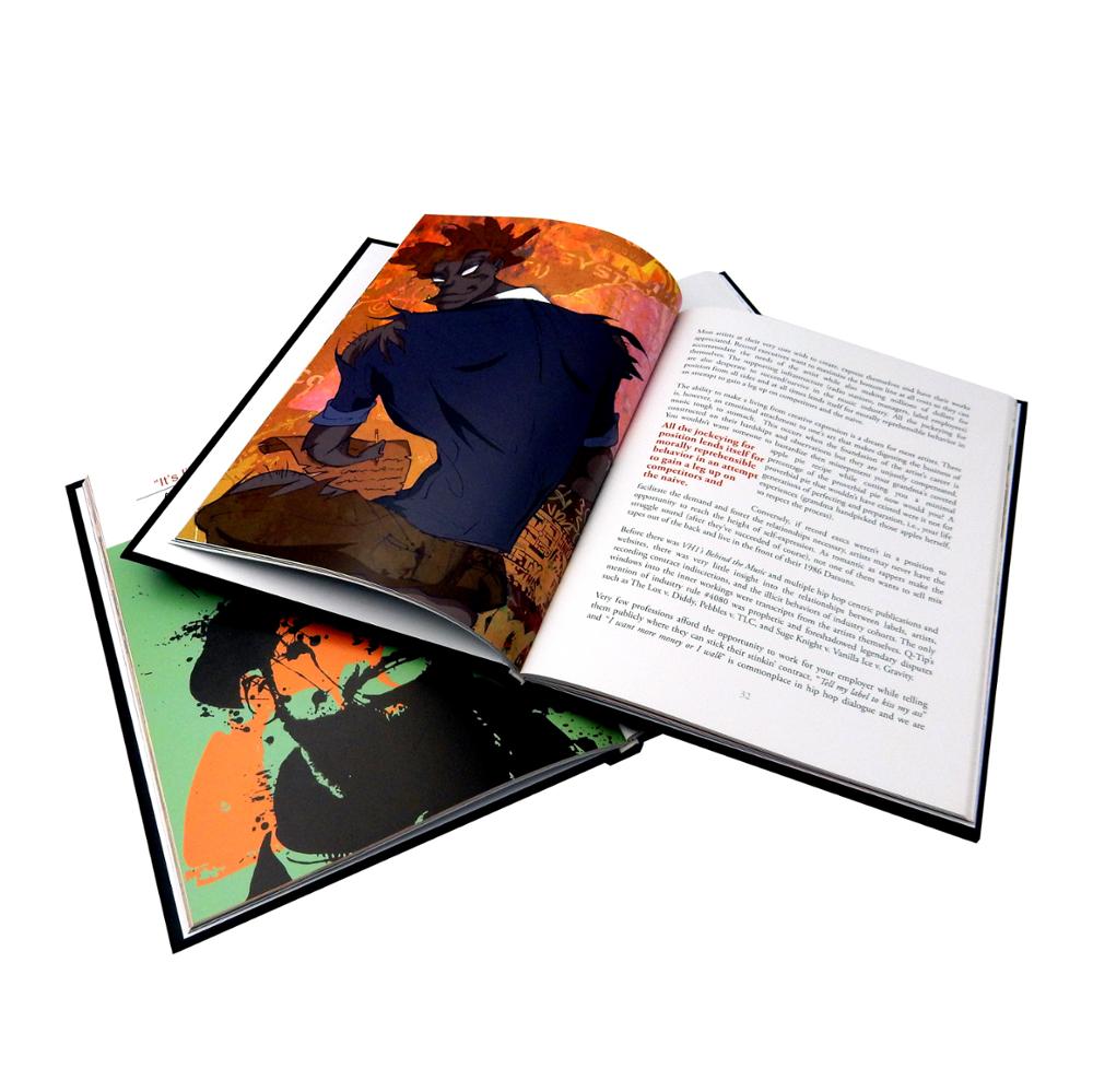 Well Designed Full Color Custom Hardcover Book Printing book printing